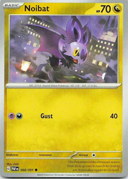 Noibat - Paldean Fates #068/091
