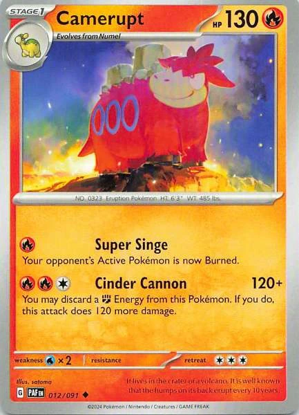 Camerupt - Paldean Fates #012/091