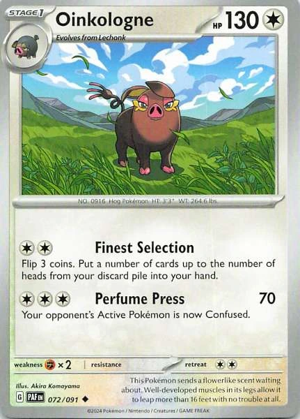 Oinkologne - Pokémon Paldean Fates #072/091