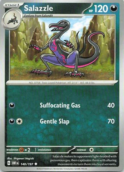 Salazzle - Obsidian Flames #140/197