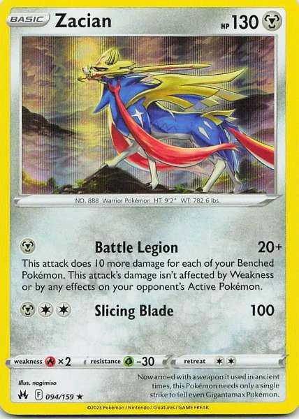 Zacian - Pokémon Scarlet & Violet #094/159