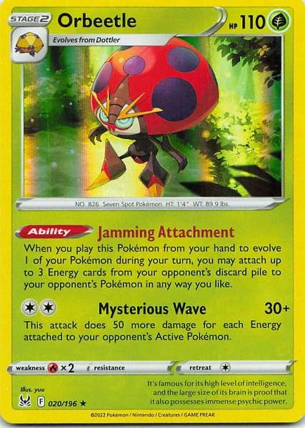 Orbeetle - Silver Tempest #020/196