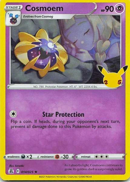 Cosmoem - Pokémon 25th Anniversary Collection #014/025