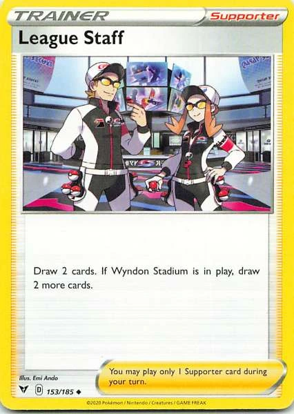 League Staff - Vivid Voltage #153/185