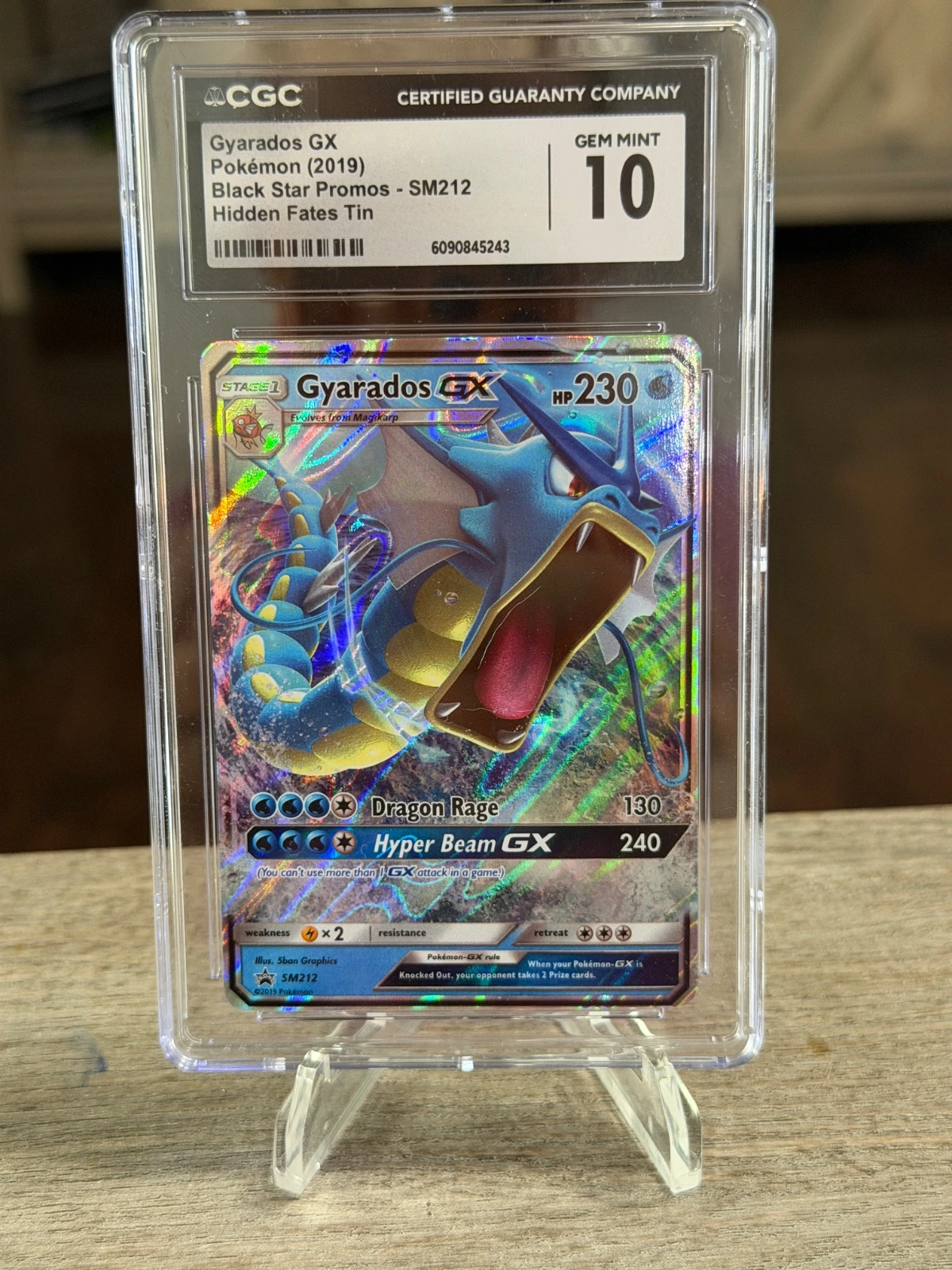 Gyarados GX Black Star Promo CGC 10