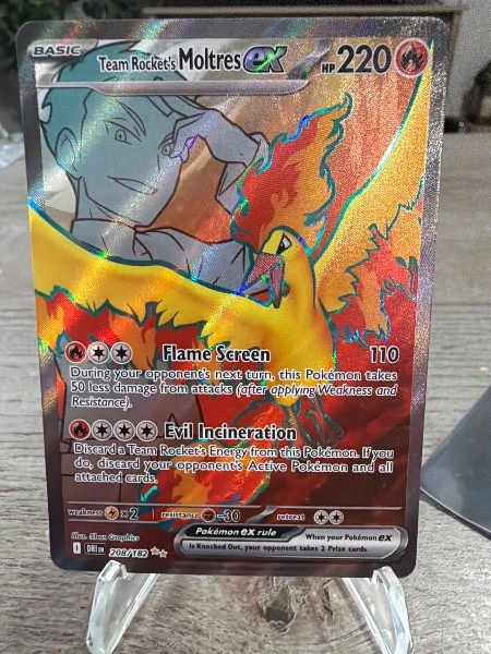 Team Rocket's Moltres ex - Scarlet & Violet—151 #208/182