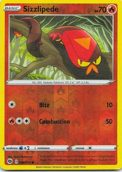 Sizzlipede - Pokémon #009/073