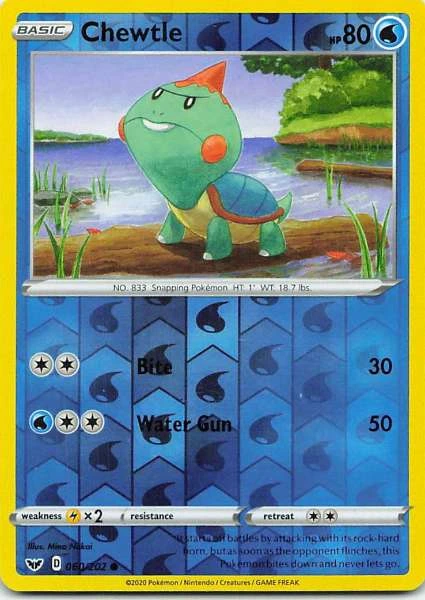 Chewtle - Sword & Shield #060/202