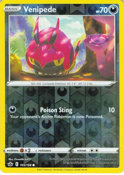 Venipede - Chilling Reign #105/198