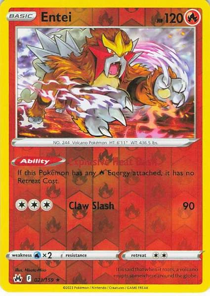 Entei - Scarlet & Violet #021/159