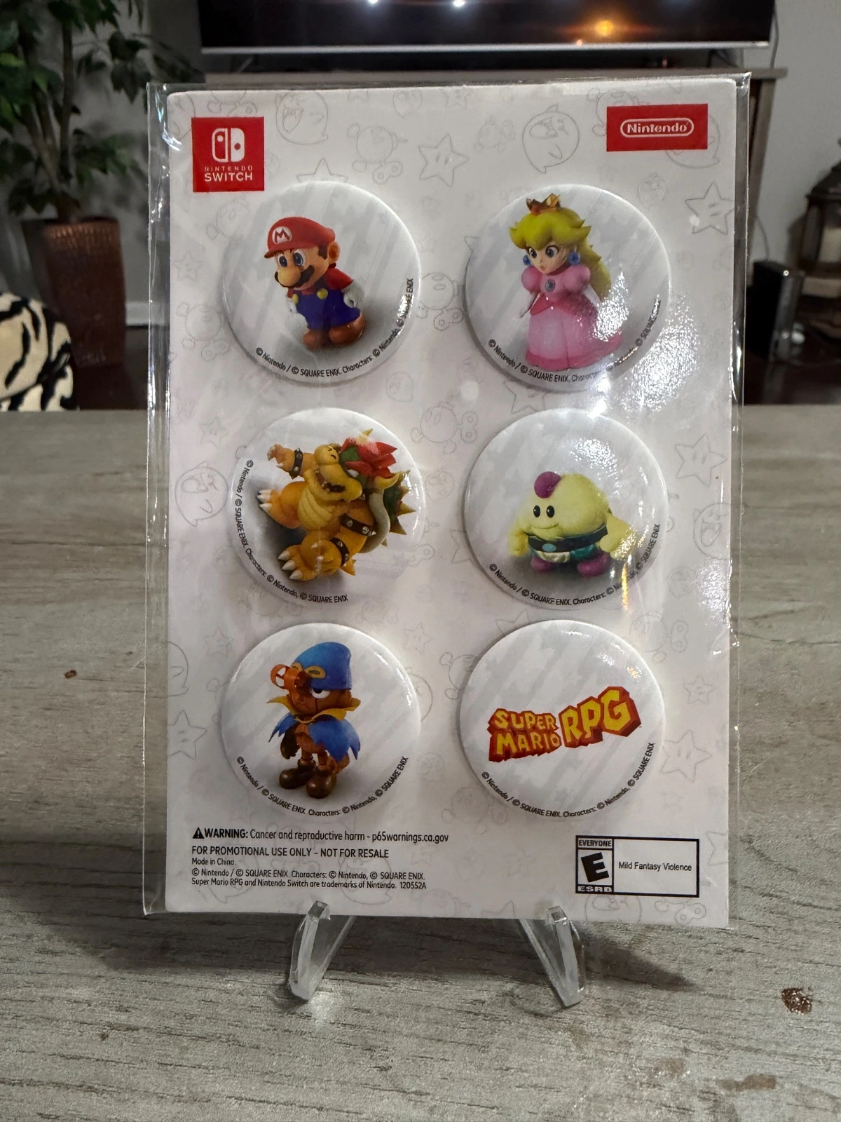 Nintendo Super Mario RPG button set