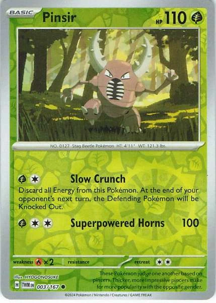 Pinsir - Pokémon #003/167