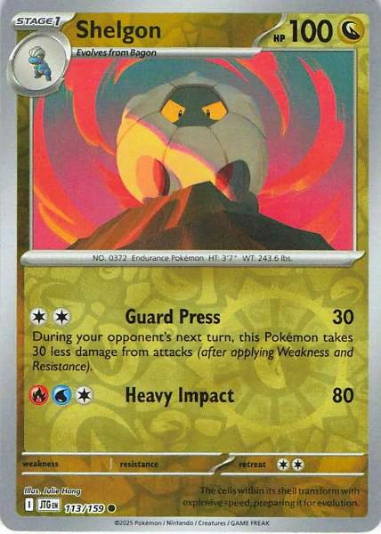 Shelgon - Pokémon #113/159