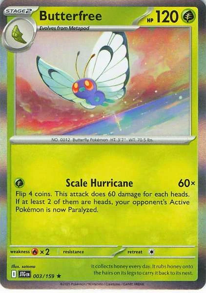 Butterfree - Pokémon #003/159