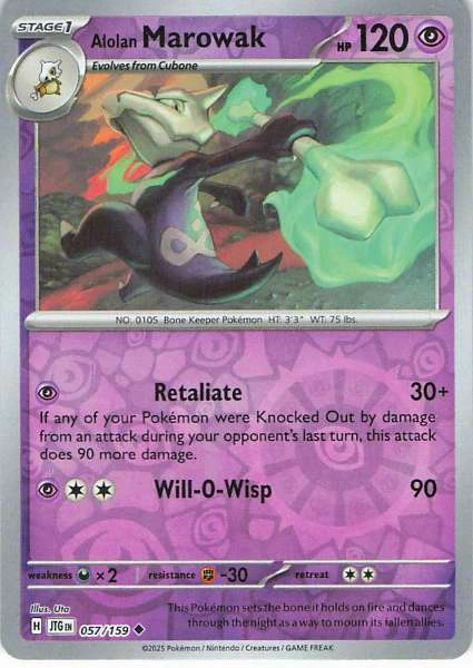 Alolan Marowak - Pokémon #057/159