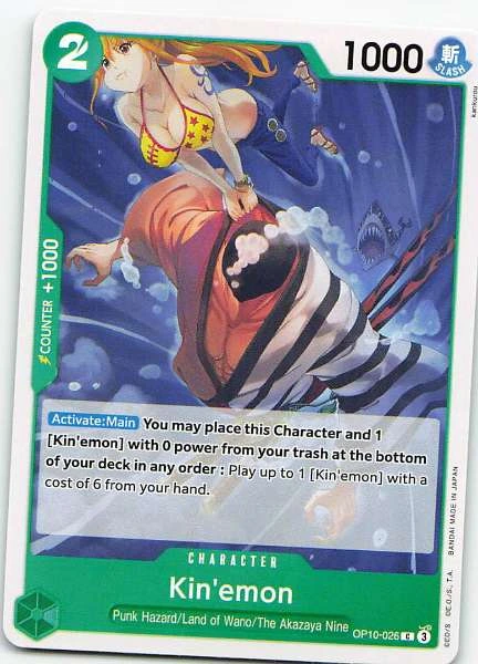 Kin'emon - One Piece Card Game #OP10-026