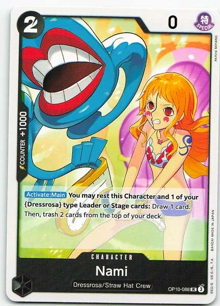 Nami - One Piece Card Game #OP10-088