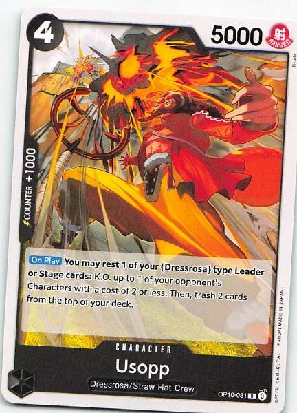 Usopp - One Piece Card Game #OP10-081