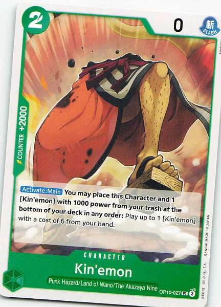 Kin'emon - One Piece Card Game #OP10-027