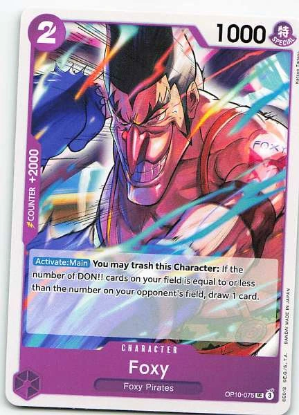 Foxy - One Piece Card Game #OP10-075