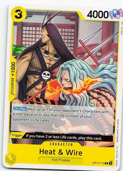 Heat & Wire - One Piece Card Game #OP10-110
