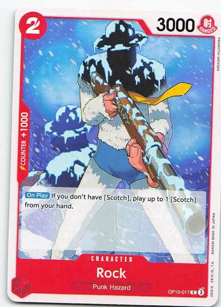 Rock - One Piece Card Game #OP10-017