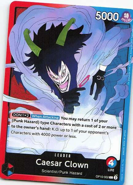 Caesar Clown - One Piece Card Game #OP10-002