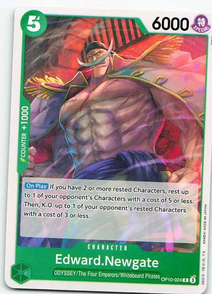 Edward.Newgate - One Piece Card Game #OP10-024