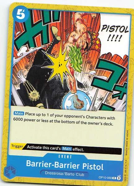 Barrier-Barrier Pistol - One Piece Card Game #OP10-050