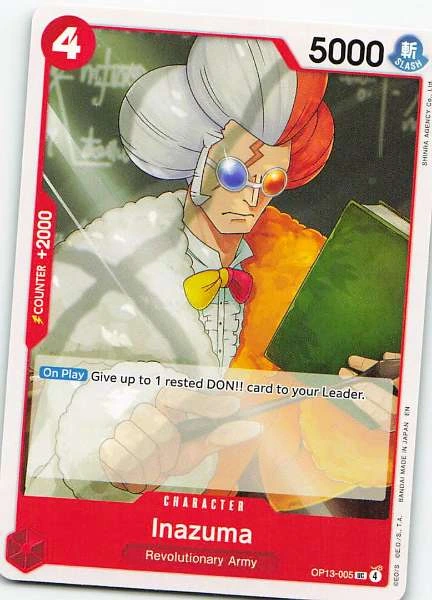Inazuma - One Piece Card Game #OP13-005