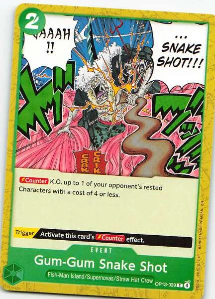 Gum-Gum Snake Shot - Awakening of the New Era #OP13-039