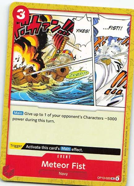 Meteor Fist - One Piece Card Game #OP13-020