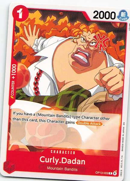 Curly.Dadan - One Piece Card Game #OP13-009