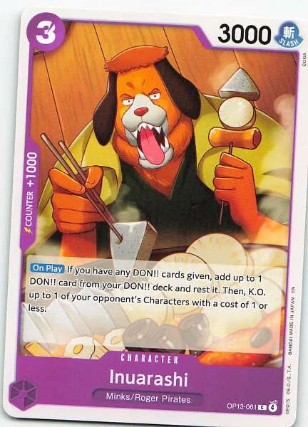 Inuarashi - Wings of the Captain #OP13-061