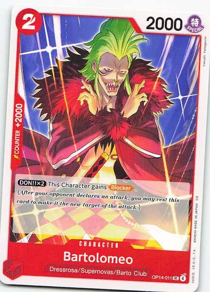 Bartolomeo - Wings of the Captain #OP14-011