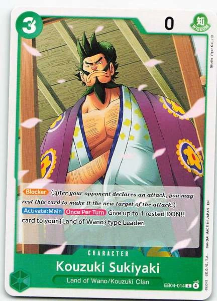 Kouzuki Sukiyaki - Extra Booster Memorial Collection #EB04-014