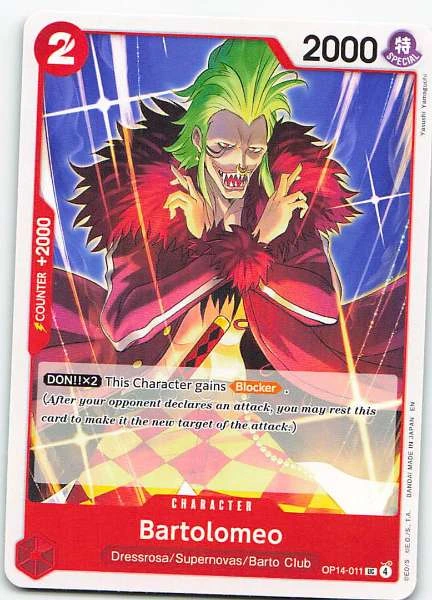 Bartolomeo - One Piece Card Game #OP14-011