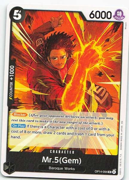 Mr.5 - 500 Years in the Future #OP07-094
