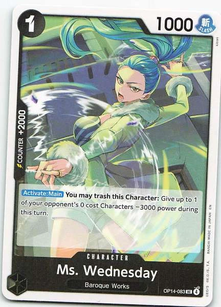 Ms. Wednesday - 2D Legends #OP14-083