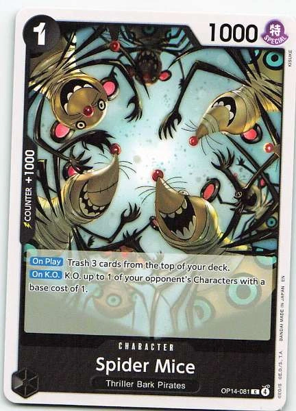 Spider Mice - One Piece Card Game #OP14-081