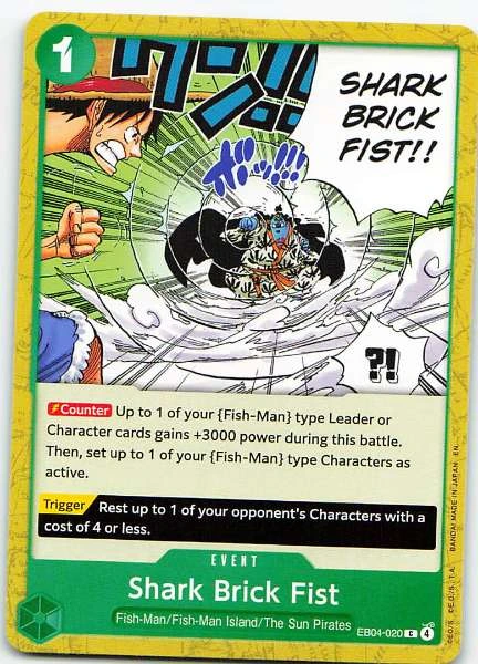 Shark Brick Fist - Extra Booster Memorial Collection #EB04-020