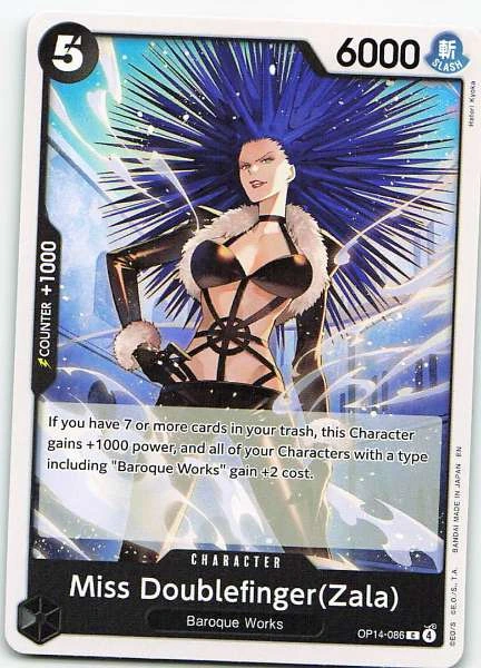 Miss Doublefinger(Zala) - Wings of the Captain #OP14-086