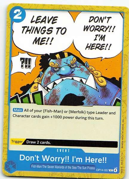 Don't Worry!! I'm Here!! - One Piece Card Game #OP14-057