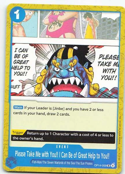 Please Take Me with You!! I Can Be of Great Help to You!! - 2D Memories #OP14-059