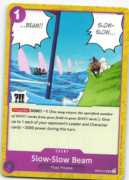 Slow-Slow Beam - 500 Years in the Future #OP07-075