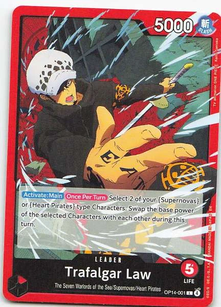 Trafalgar Law - 2D Memories #OP14-001