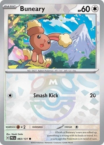 Buneary Master Ball Holo - Prismatic Evolutions #083/131