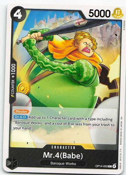 Mr.4(Babe) - 500 Years in the Future #OP14-093