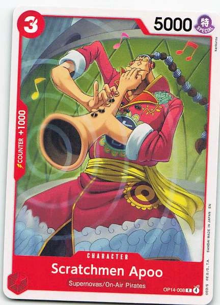 Scratchmen Apoo - 500 Years in the Future #OP14-008