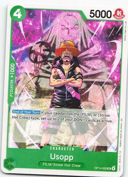 Usopp - One Piece Card Game: 500 Years in the Future #OP14-022